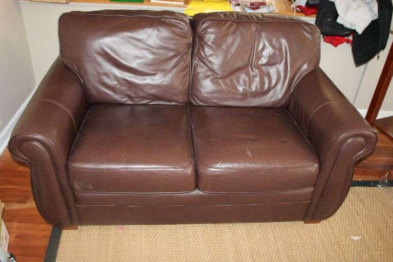 Leather Loveseat