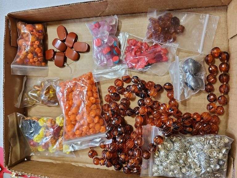 Assorted Jewelry Making Beads & Metal Pcs