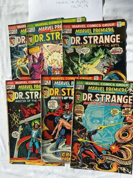 Lot of 6 Marvel premier Doctor Strange comic books