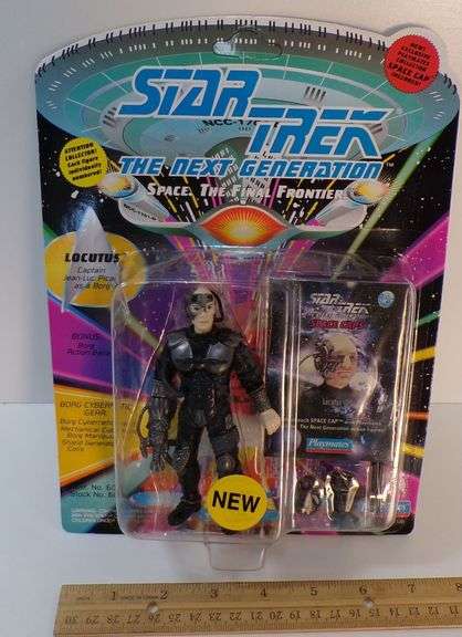 New 1993 Playmates Star Trek The Next Generation "Locutus" Captain Jean-Luc Picard as a Borg Action