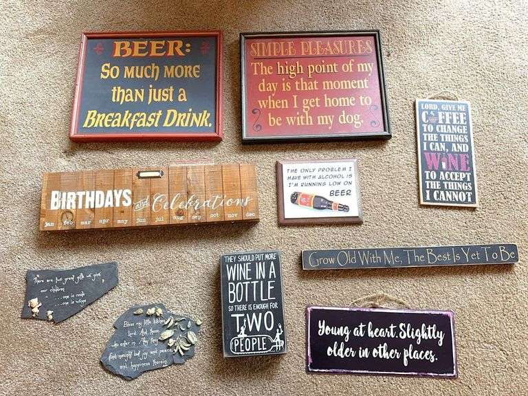 Wood signs