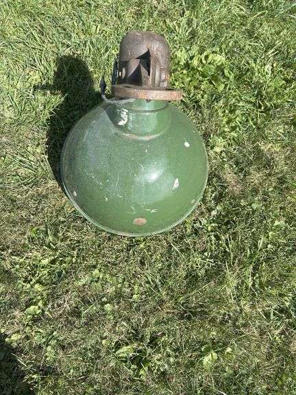 31Metal Enamel Mid Century Industrial Lamp Fixture