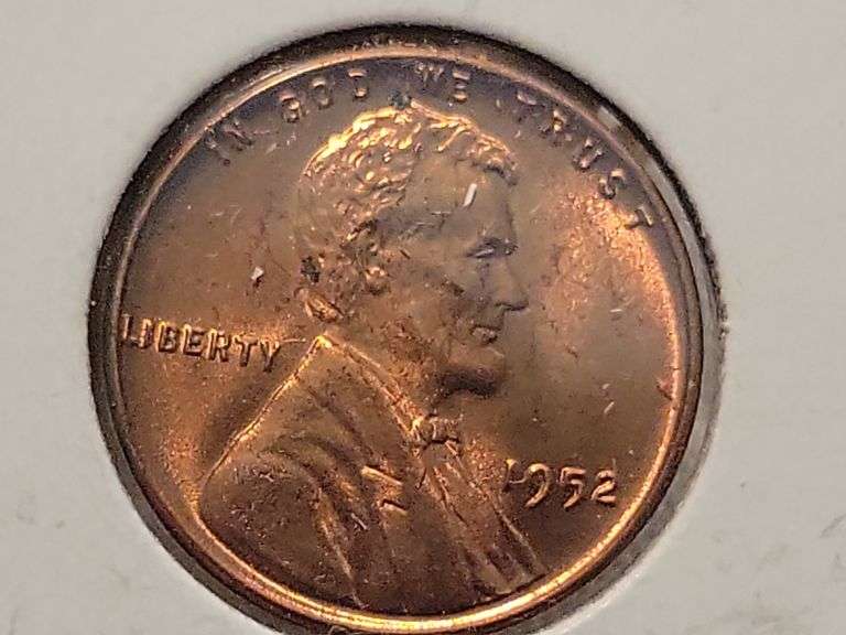 1952 Lincoln Penny - BU