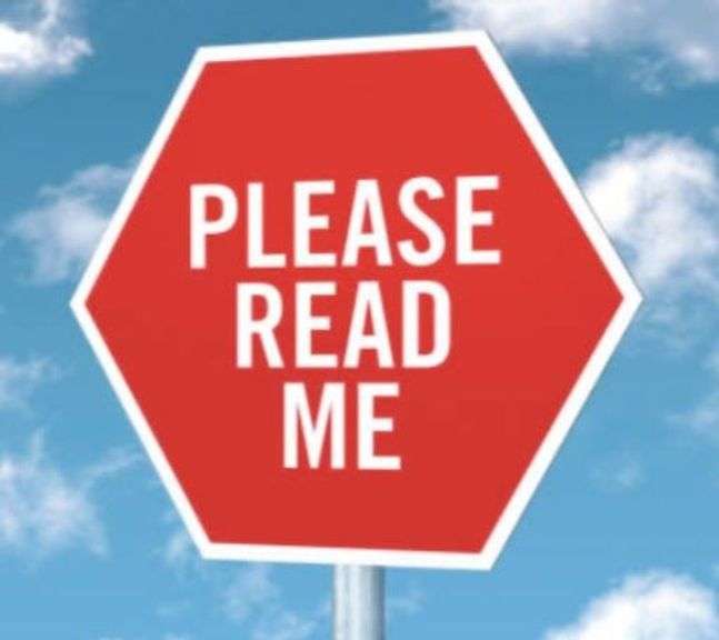 STOP!!! READ BEFORE BIDDING!! - Auction Ohio
