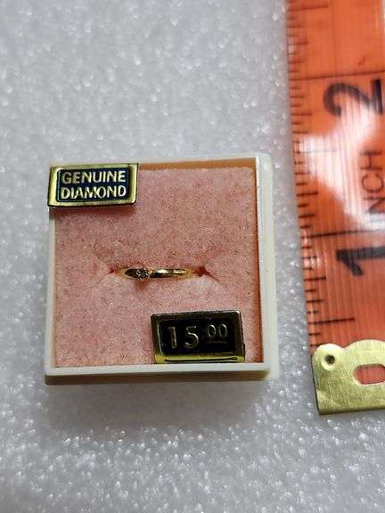 14 Kgf Genuine Diamond Tiny Ring