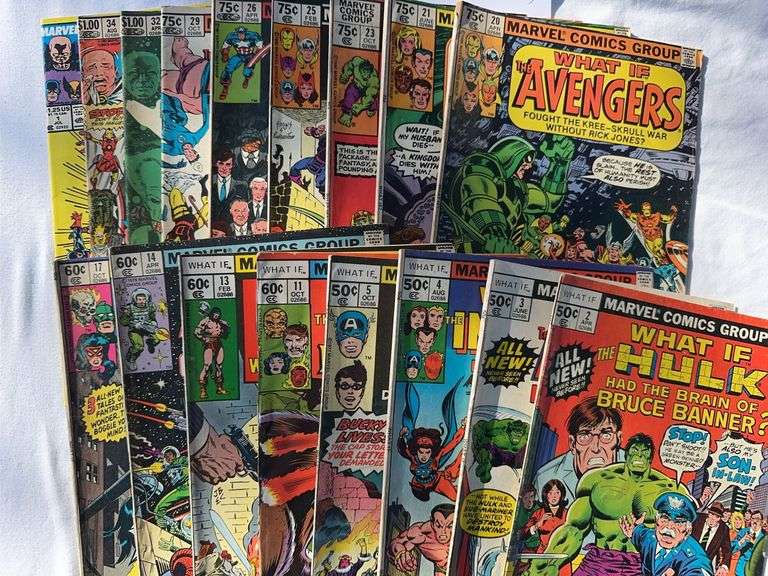 Lot of 17 What If comic books by Marvel?