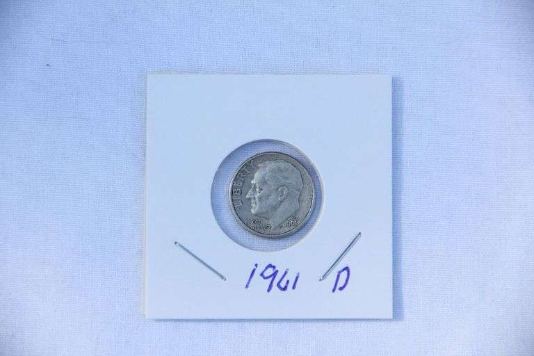 1961 D Roosevelt Dime