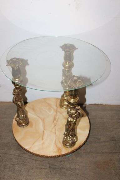 Hollywood Regency End Table