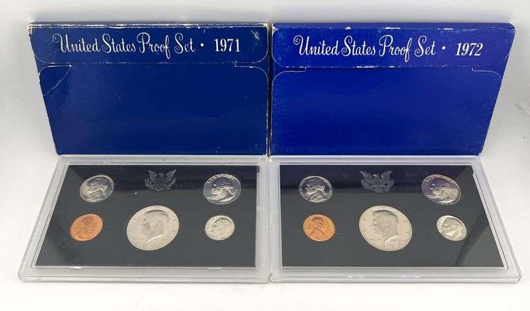 1971 & 1972 Proof Sets
