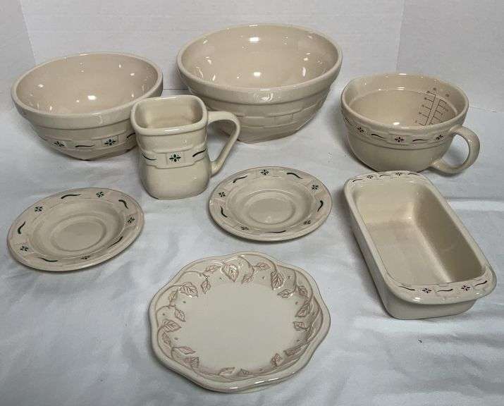 Longaberger Bowls and Accessory Pieces