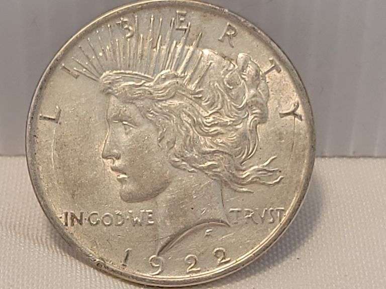 1922-D Peace Dollar - XF