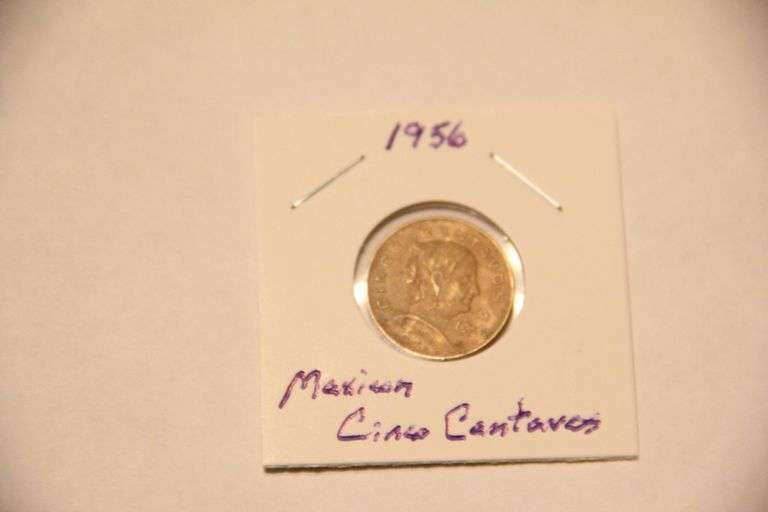 1956 Mexican Cinco Centavos