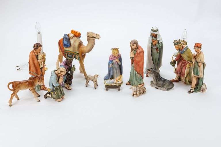 14 Piece Nativity Set by Goebel West Germany