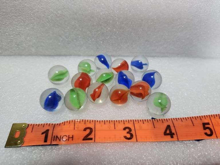 8 Vintage Cats Eye Marbles