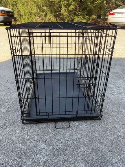 Collapsible Wire Dog Crate w/Tray