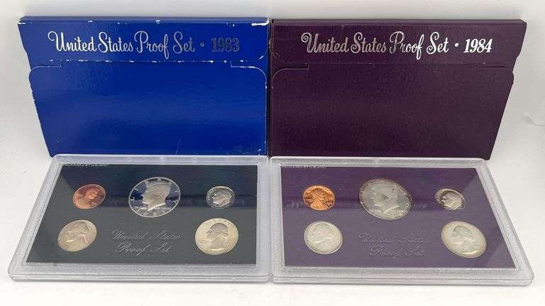 1983 & 1984 Proof Sets