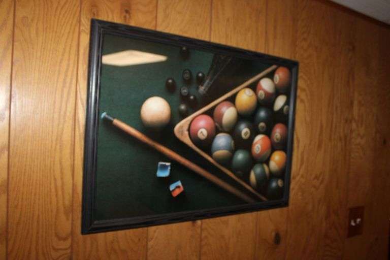 Pool Table Print