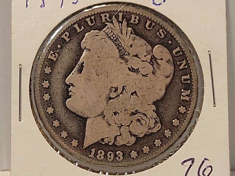 1893-O Morgan Silver Dollar-G
