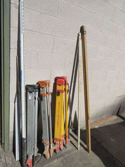 Surveyor Tripods & Surveying Rods