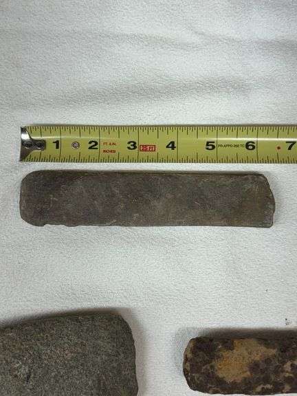 Stone and Metal Artifacts with Measurements