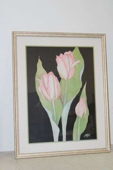 Framed Tulips Print