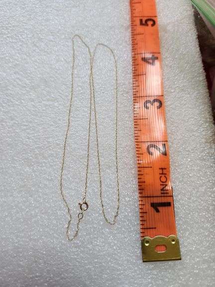 10K Necklace See Photos For Marking Not Tested