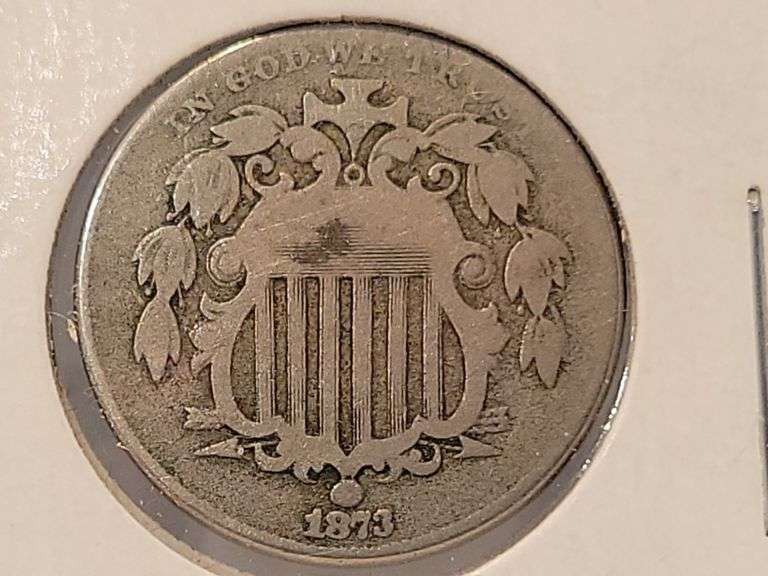 1873 Shield Nickel - VG