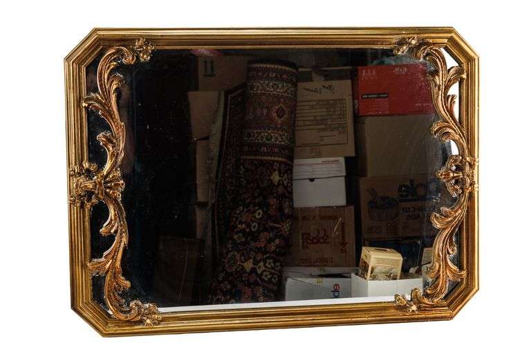 Large Gold Framed Mirror