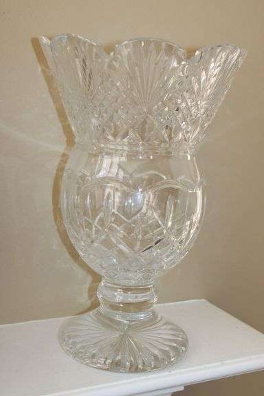 Waterford Lismore Thistle Crystal Vase
