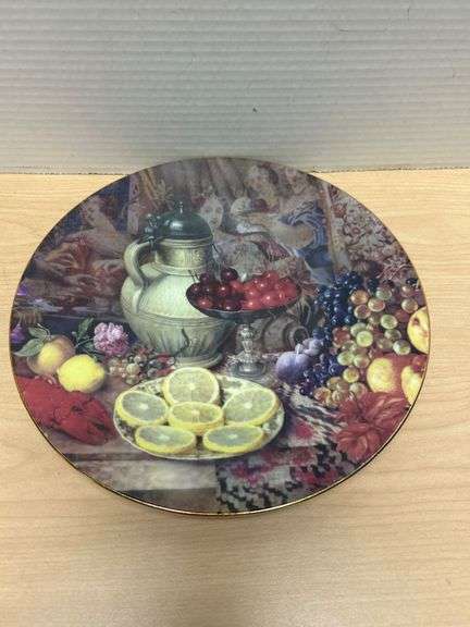 Formalities by Baum Bros Fine Bohemian Porcelain Plate, Made in Czech Republic