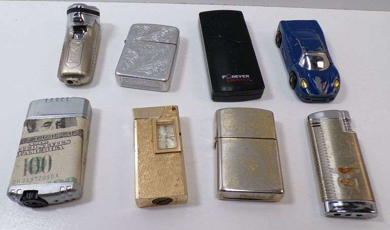 Lot of (8) Unique Lighters
