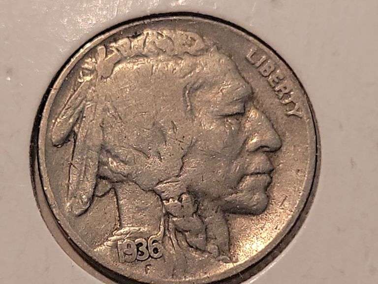 1936-D Buffalo Nickel - VG