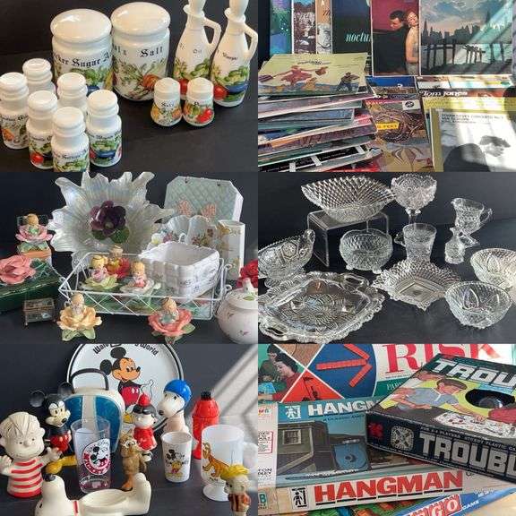 Antiques/Vintage Booth Closeout: Antiques, Midcentury, Vintage - Glass, Decor, Collectibles 