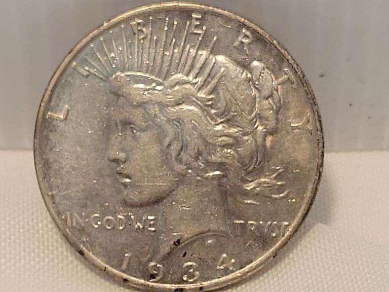 1934-D Peace Dollar - F