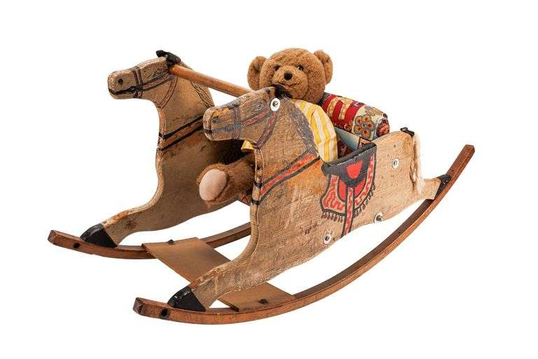 Antique Horse Rocking Chair