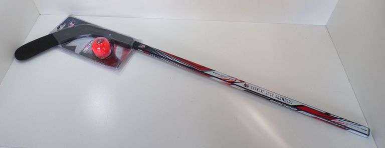 New "Columbus Blue Jackets" Power Play 43" Stick & Ball Combo