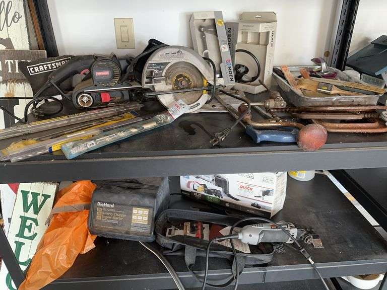 Power tools, clamps, etc.