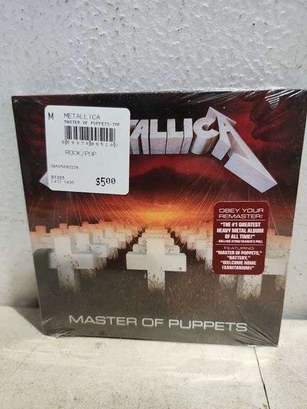 Unopened Metallica Master Of Puppets