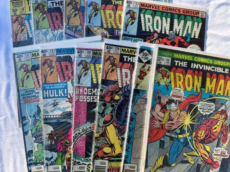 Lot of 11 Iron Man comics