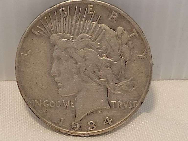 1934-S Peace Dollar - VG