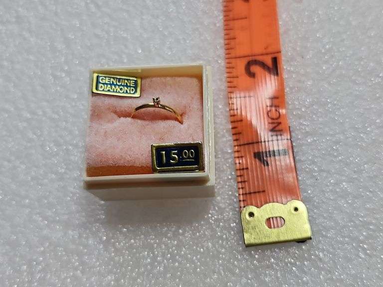 14 Kgf Genuine Diamond Tiny Ring