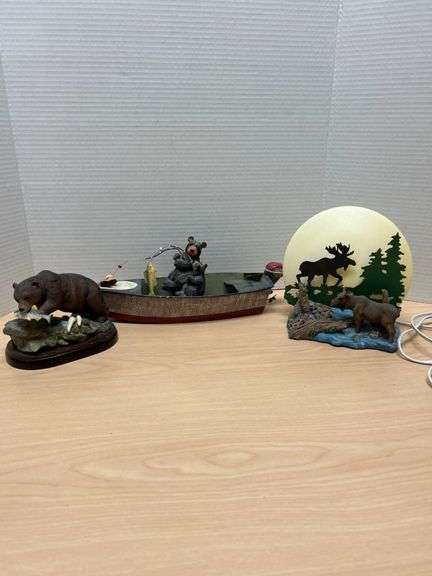 Bear and Moose Figurines and Decor Items