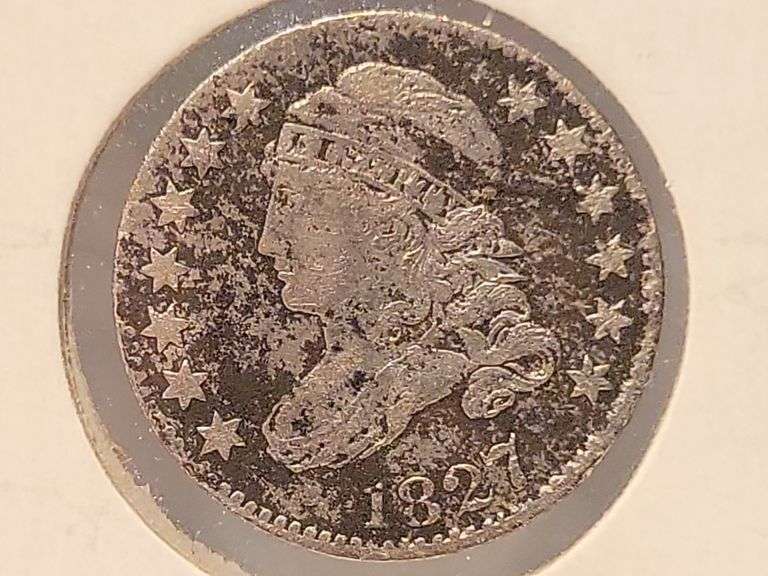 1827 Bust Dime - F