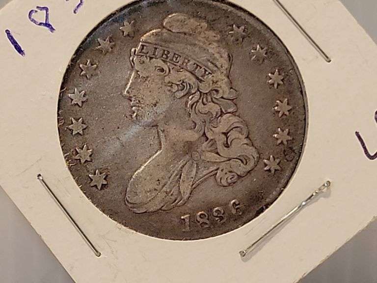 1836 Capped Bust Half Dollar - VF