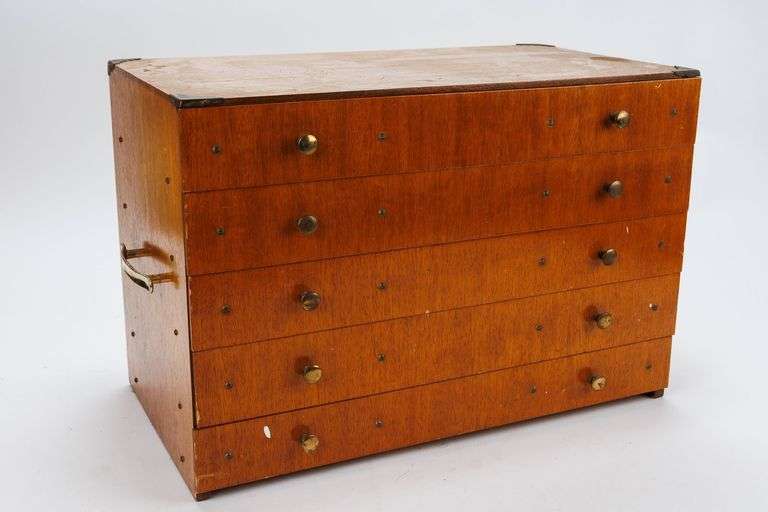 Vintage Storage Chest with Drawers