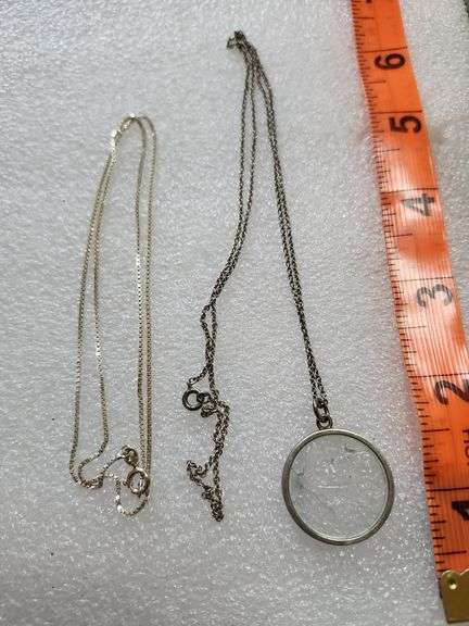 Two 925 Necklaces