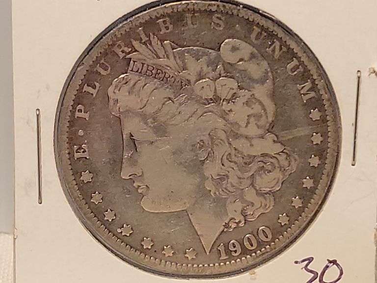 1900-S Morgan Silver Dollar-F