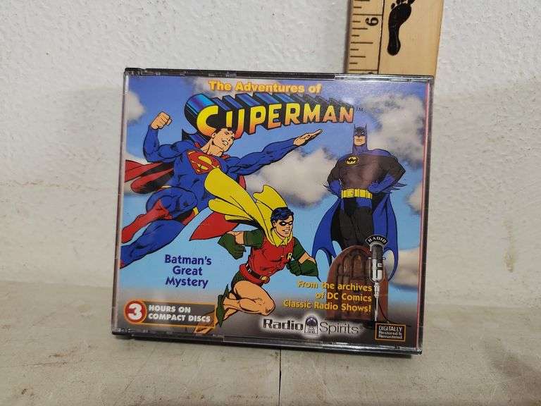 The Adventures Of Superman Batman's Great Mystery 3 Hours On Compact Discs