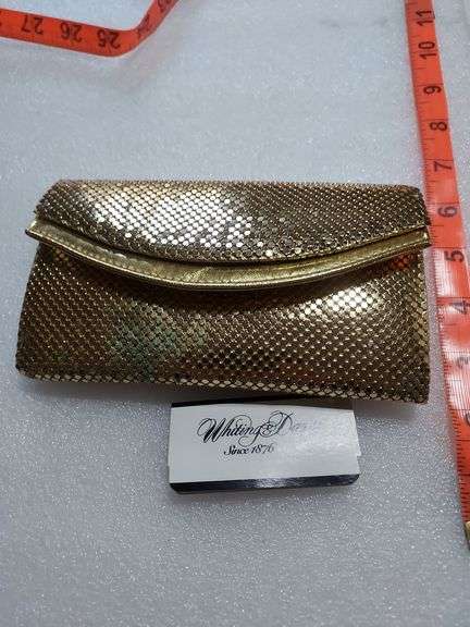Whiting & Davis Flat Metal Mesh Wallet, Some Discoloration
