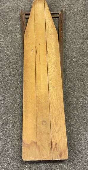 Wood ironing board